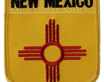 New Mexico Flag Shield Patch
