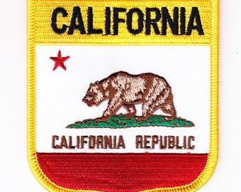 California Flag Shield Patch