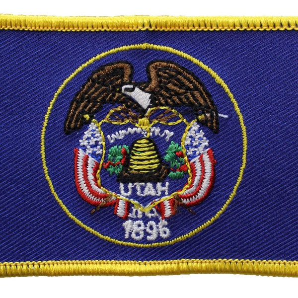 Utah Flag Rectangular Patch