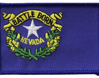 Nevada Flag Rectangular Patch