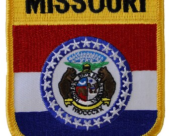 Missouri Flag Shield Patch