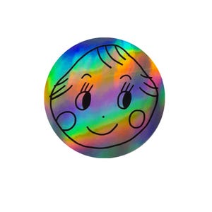 Kewpie Face Sticker