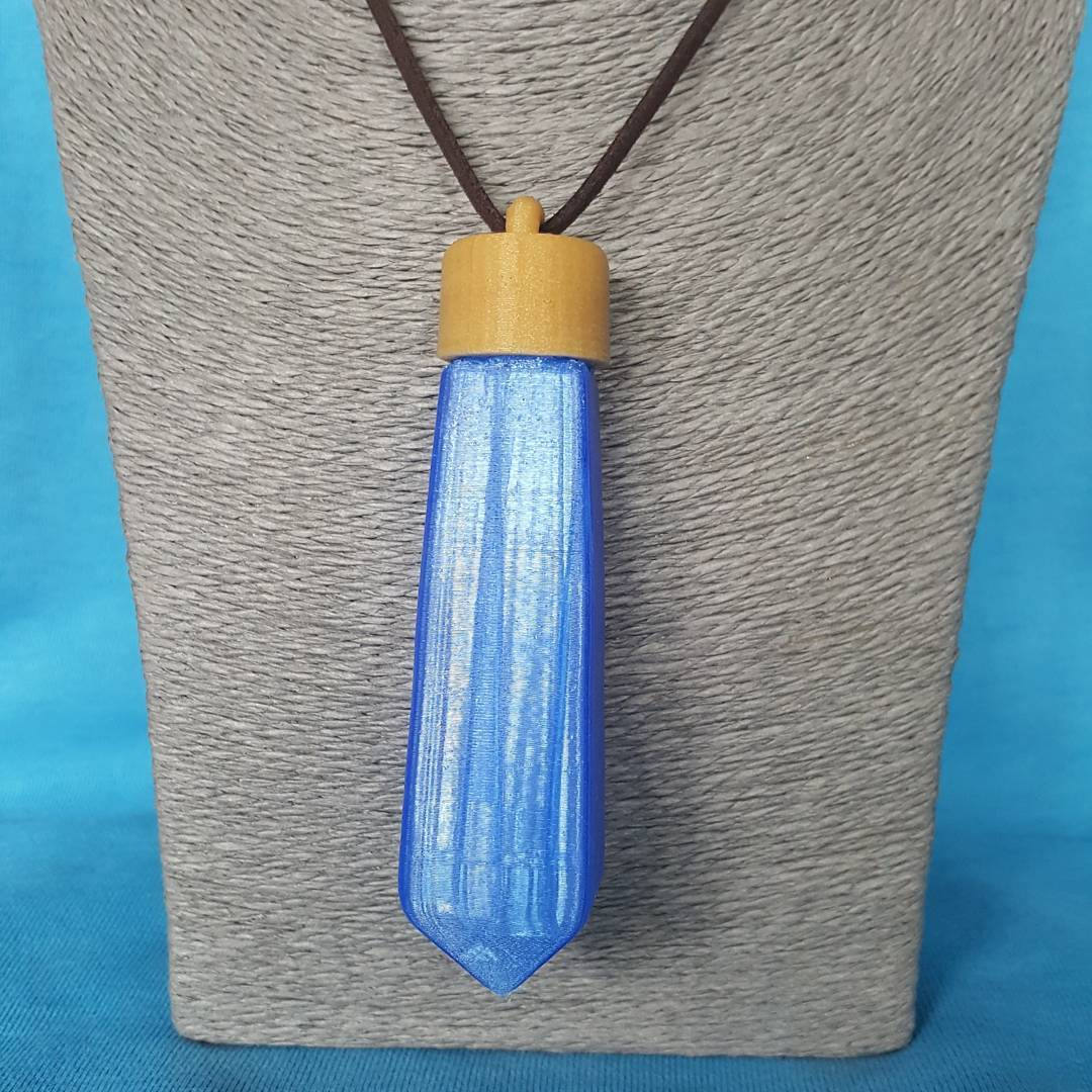 Princess Kida Light Up Crystal Necklace Etsy