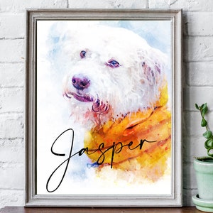 Pet Painting, Pet Portrait, Custom Pet Portrait, Custom Dog Portrait, Custom Watercolor Pet Portrait, Pet Art, Pet Watercolor, Dog Painting
