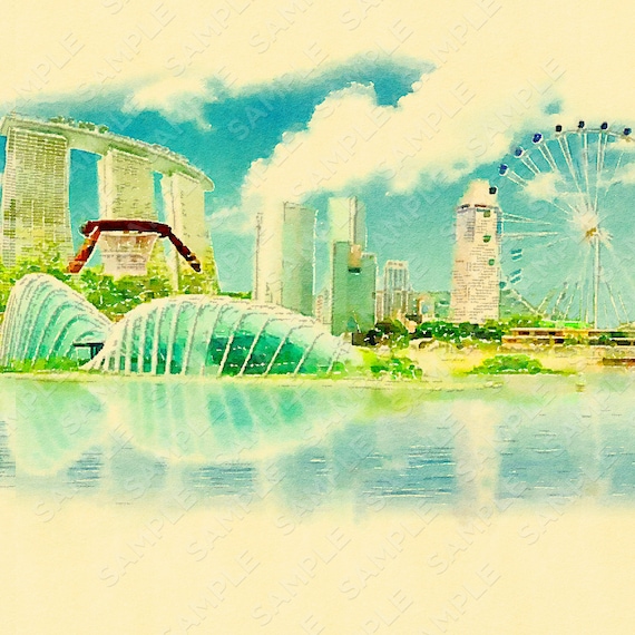 ポール・ヴィヴィアン油彩画 都市風景 大きなニューヨーク市の抽象画、都市景観画、特大のニューヨーク現代壁