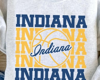 Indiana Sweatshirt, Sports Fan Gift, Womens Sports, Team Spirit Clothing, Basketball Lover Top, Clark Fever Basketball Sweater