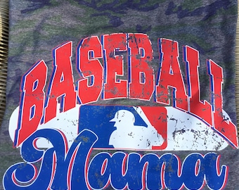 Camo Baseball Mama Sweatshirt, Distressed Baseball Mom Crewneck, Vintage Game Day Sweater, Retro Sport Graphic Tee, Camouflage Mom Pullover