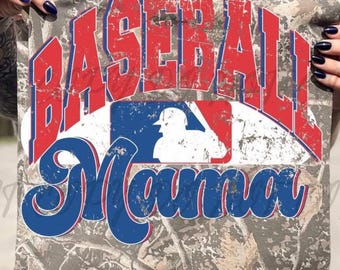 Camo Baseball Mama Sweatshirt, Distressed Baseball Mom Crewneck, Vintage Game Day Sweater, Retro Sport Graphic Tee, Camouflage Mom Pullover