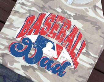 Vintage inspired Custom Baseball Fan Shirt for Mama, Dad, Grandma, Nana