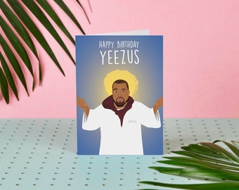 Kanye Christmas card funny Kanye Christmas Card Yeezus KANYE JACKS CHRISTMAS Poopy Di Scoop Seas and Peas Kanye Believe It/'s Christmas!