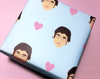 Louis Theroux Wrapping Paper - BBC - Gift Wrap - Wrapping Paper - Louis Theroux - Documentary