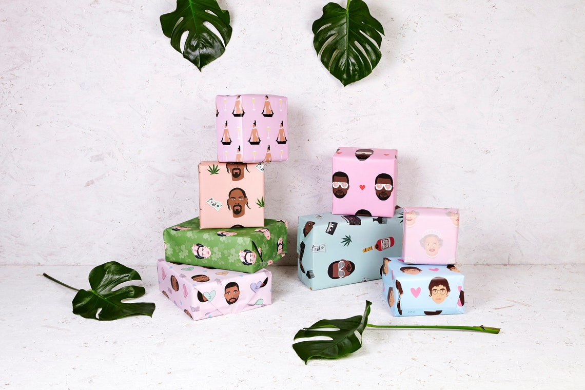 Rapping Paper Hip Hop Wrapping Paper Snoop Dogg Kendrick | Etsy UK