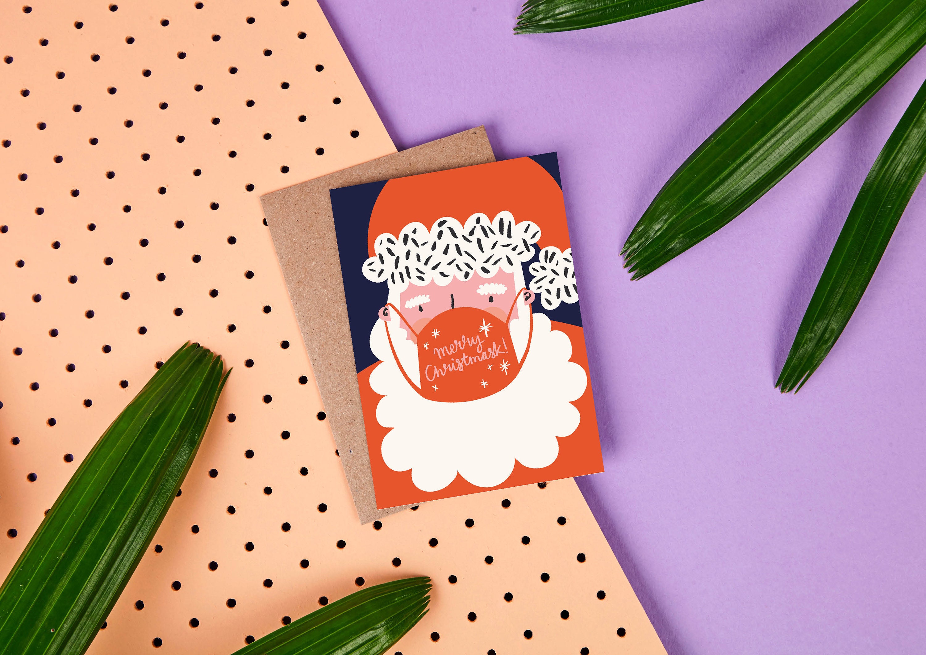 Merry Chrismask Face Mask Puns 2020 Christmas Card Etsy