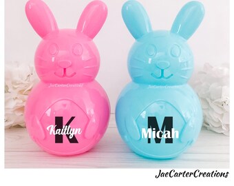 Jumbo Easter Egg, Personalized Jumbo Bunny Shaped Egg, Basket Stuffer, Easter Basket Stuffer, Easter Egg