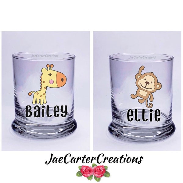 Giraffe Monkey Toothbrush Holder, Personalized  Toothbrush Holder, Toothbrush Holder For Kids