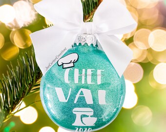 Baker Ornament, Ornaments for a Pastrt Chef, Baker Ornament, Personalized Bakery Ornament, Custom Baker Ornament, Ornament for a Baker