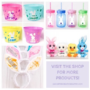 Easter Tumbler, Mason Jar Bunny Tumbler image 10