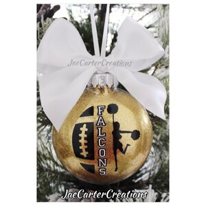 Football Ornament, Cheer Ornament, Cheerleader Ornament, Cheer Team Ornament image 2