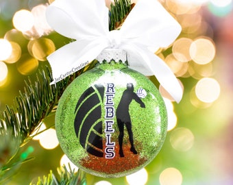 Volleyball Ornament, Volleyball Player Ornament, Volleyball Team Ornament