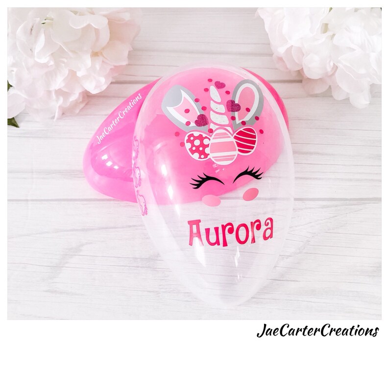 Jumbo Easter Egg, Personalized Unicorn Jumbo Egg image 4