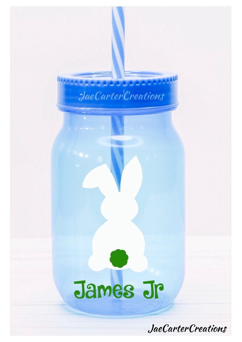 Easter Tumbler, Easter Cup, Mason Jar Tumbler image 4