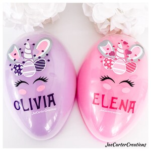 Jumbo Easter Egg, Personalized Unicorn Jumbo Egg image 2