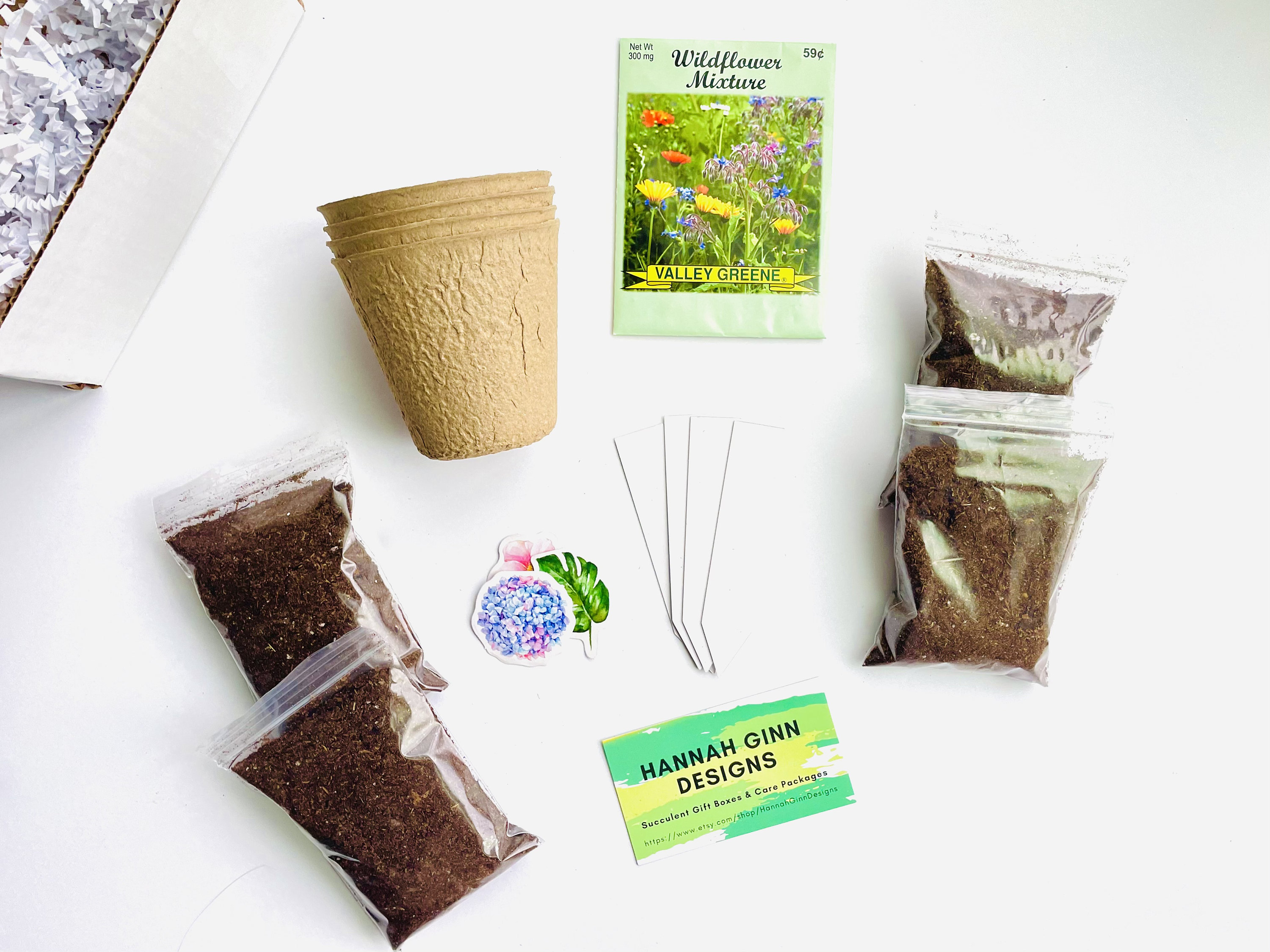 Wildflower Grow Kit Grow Your Own Wildflowers Wildflower Gift Box