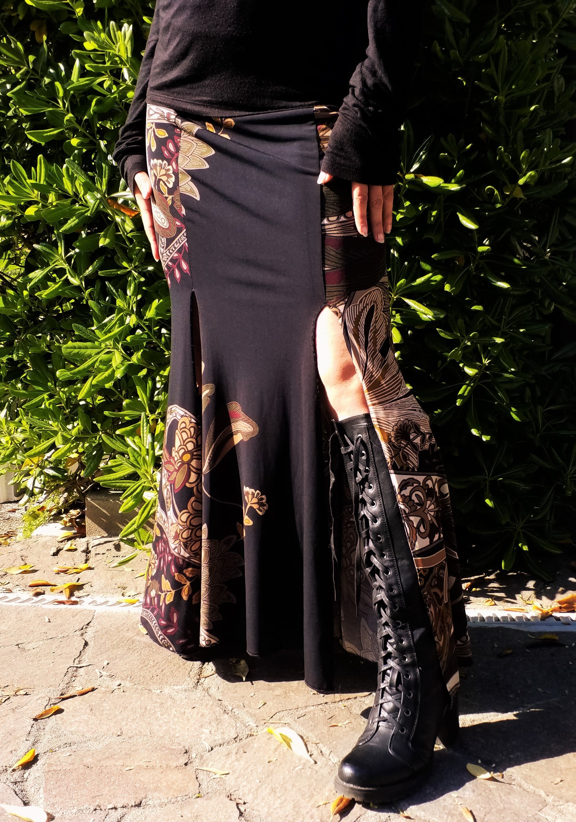Slit Mermaid Skirt - Etsy Slit Mermaid Skirt - Etsy