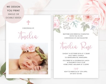 christening invites etsy christening invitations girl