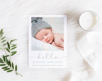 birth announcement card etsy announcement photo cards