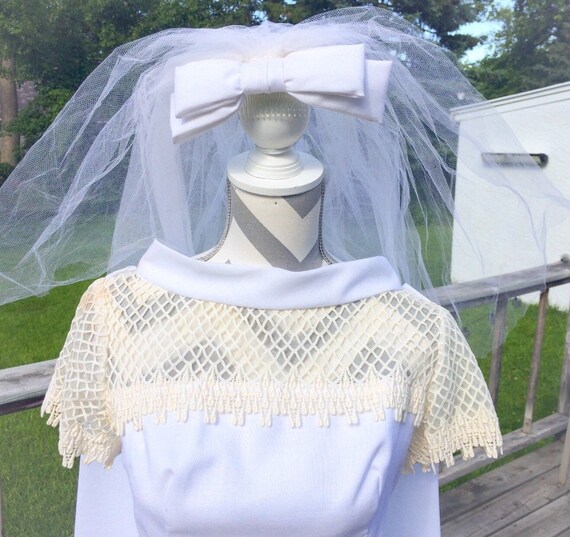 1960 S Wedding Dress Vintage Jackie O Style Wedding Etsy