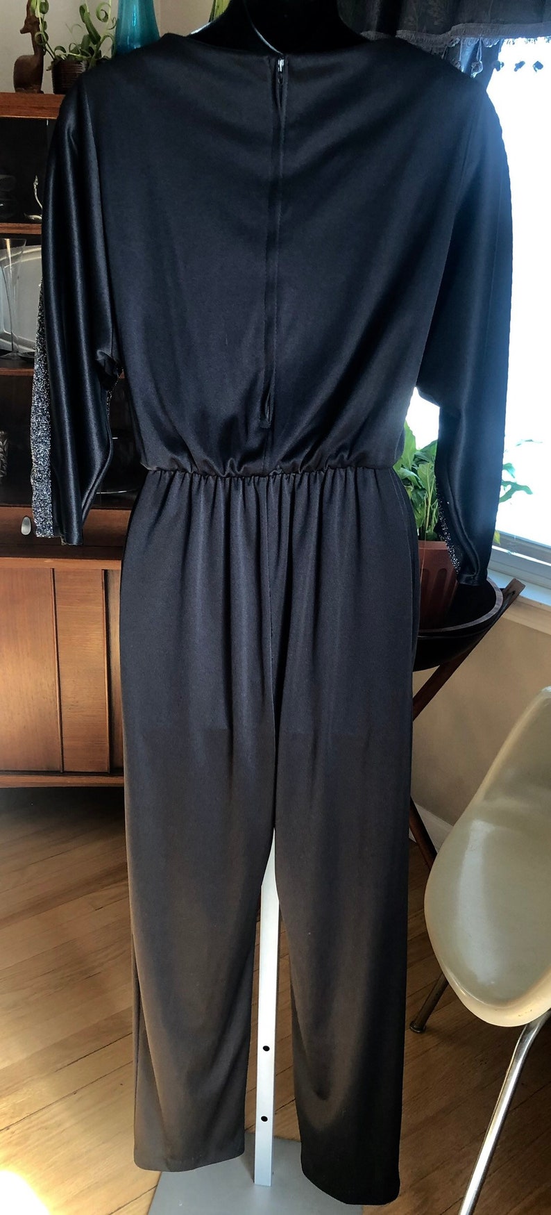 silver disco jumpsuit