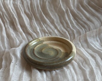Mini Bamboo ceramic soap dish, ceramic bathroom tray, handmade kitchen pottery, household soap holder, thrown ceramics, textured soap dishes
