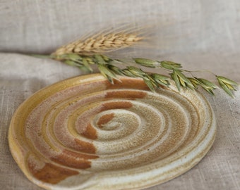 NEW DUNES spoon rest, beachy kitchen decor, spring home design, spiral spoon rests.