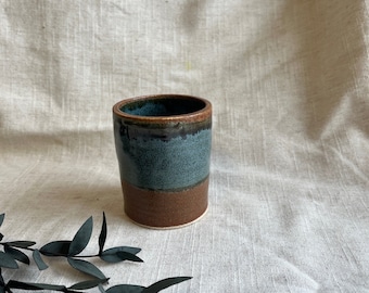 NEW Earth Double Espresso cup, ceramic 100ml  mugs, ceramic mug, handmade clay cups, unique gift, espresso coffee lover, ceramics shots