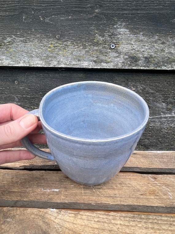 Handmade Ceramic Mug, Cream Glaze Cup, 500ml Beige Mugs, Unique