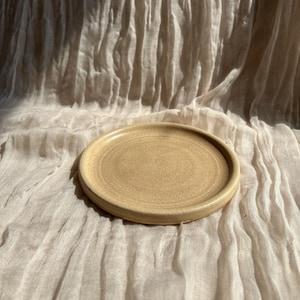 Cream Cake Plate, handmade cake ceramics, afternoon tea, unique cream plate, handcrafted serving ceramics, home kitchen decor