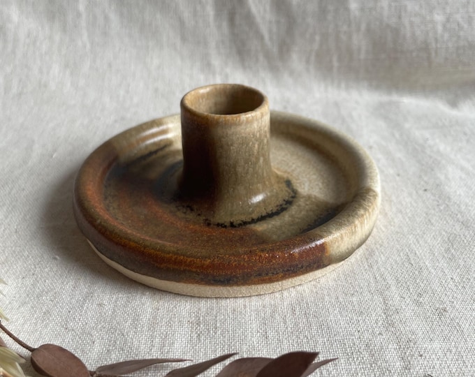 Sandstorm candlestick set, handmade ceramics, red and cream candle gift homeware, boho home decor, candle stick holder, birthday gift