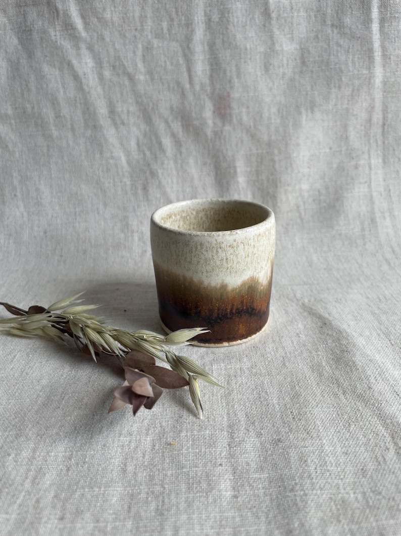 Sandstorm Ceramic Espresso cup, 50ml cream mugs, ceramic mug, handmade clay cups, unique british gift, espresso coffee lover, ceramics shots