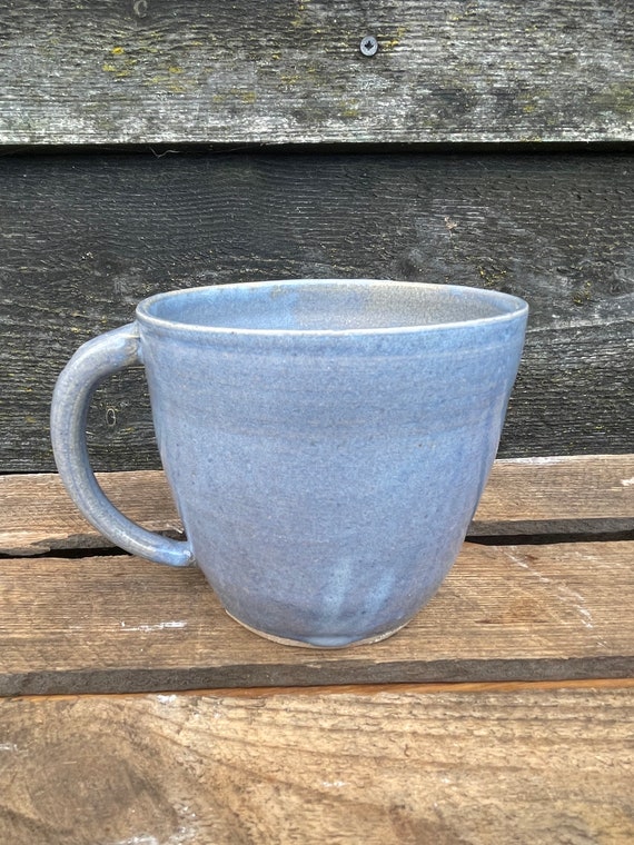 Sky Blue 500ml Mug, Handmade Ceramic Mug, 500ml Blue Mugs, Unique British  Gift, Tea Coffee Lover, Ocean Glazed Dining, Shiny Green Mugs 