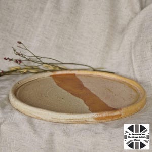 NEW DUNES plate, Thrown Ceramic plates, handmade lunch platter, unique beach dining, handcrafted serving ceramics, home kitchen decor
