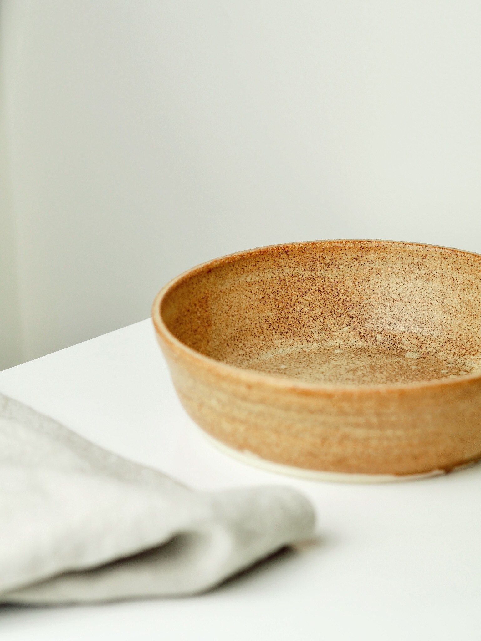 Yellow Pasta Bowl Handmade Wide Dish Ceramic Serving Bowls Etsy UK