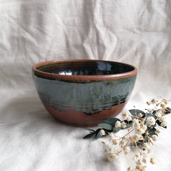 NEWEarth Ramen bowl, handmade ceramics,  ceramic serving bowls, pottery decor, noodle bowl, Japanese bowl, eco friendly living