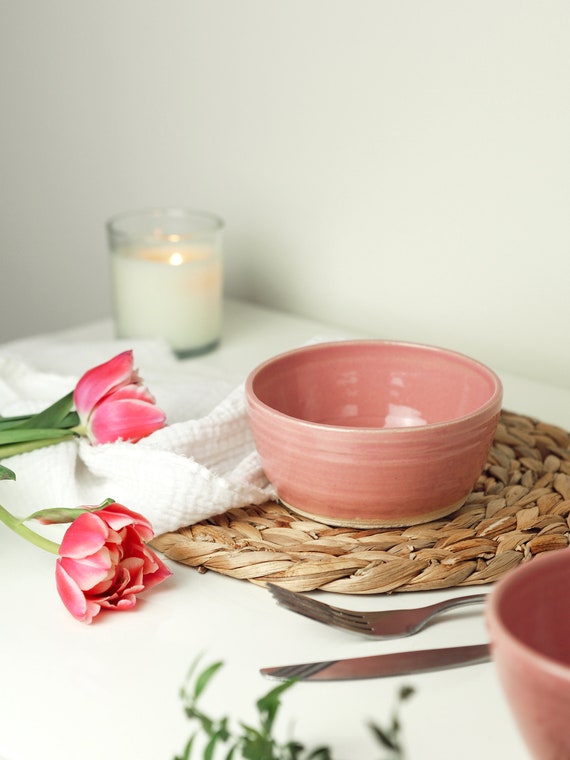 Candy Floss Pink Bowl, Small Nibbles Bowl, Baby Pink Decor, Spring Kitchen  Design, Pink Desert Bowls 