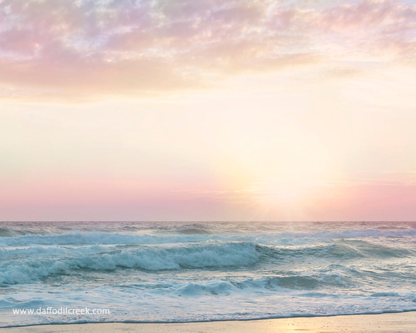 Beach Wall Art Pink Bathroom Decor Pastel Wall Art Pink Etsy