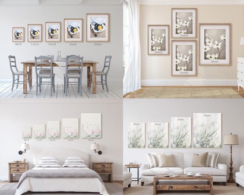 Black and White Wall Art Farmhouse Kitchen Decor Rustic Etsy