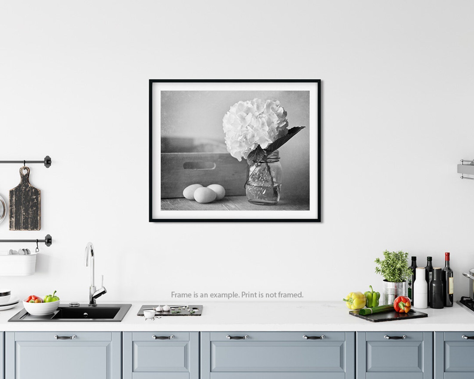 Black and White Decor Kitchen Wall Decor Kitchen Wall Art Etsy