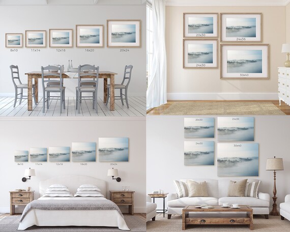 Coastal Wall Art Rustic Beach Decor Rustic Fence Photo Foggy Beach Print Rustic Coastal Art Bird Photo Rustic Beach Print Bedroom Art