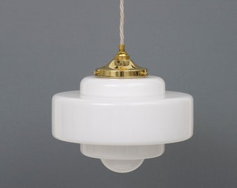 Atlas Opal Glass Pendant Light