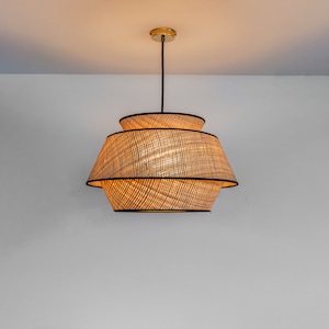 Ashford Raffia Shade Pendant Light